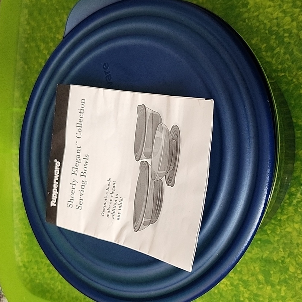 Tupperware sheerly elegant serving bowl set